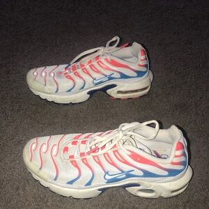 Nike Kids Sneakers White with Pink and Blue